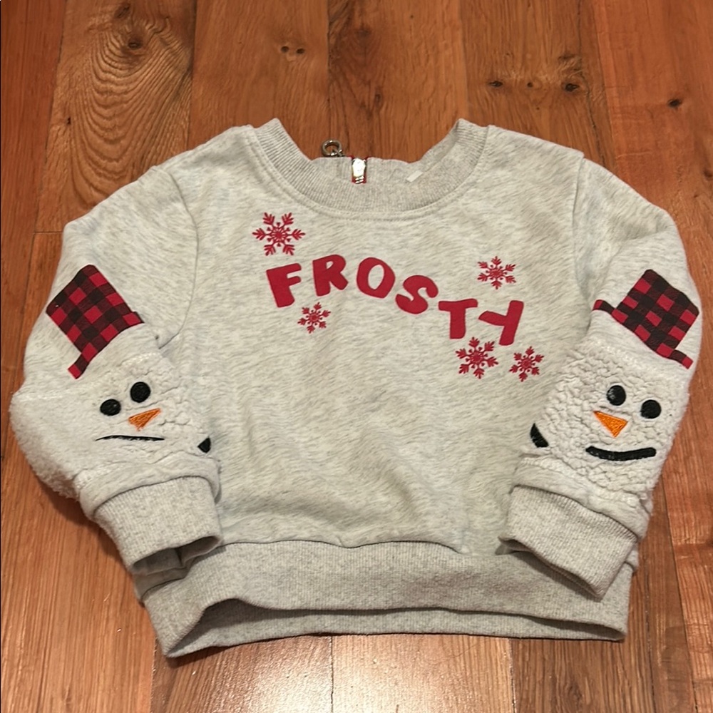 Kids Grey Frosty Sweatshirt